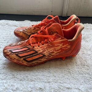 Adidas Football Cleats- Adizero- Orange
